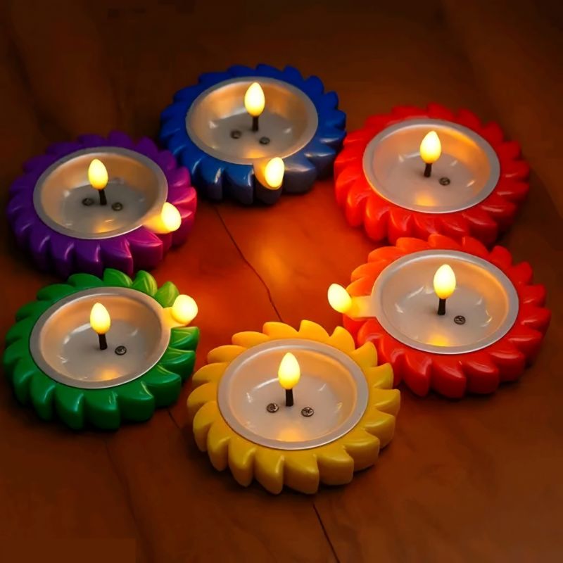 AquaLite E-Diyas (Pack of 6)