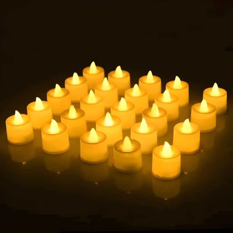 Premium Wax Tealight Candles (Set of 50)